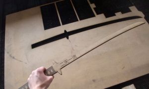 激光切割设计图 | 日本刀