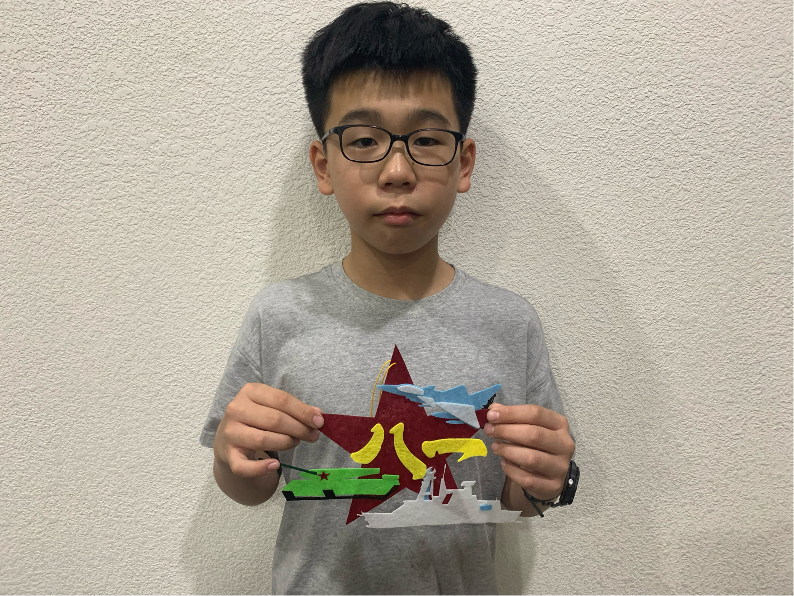 石狮极光创客-八一建军节挂件