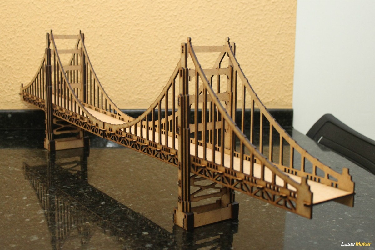 金门大桥激光切割设计图