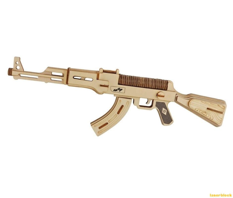 AK-47自动步枪激光切割拼装图纸