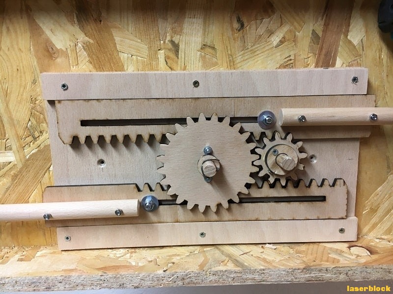 木制锁激光切割设计图