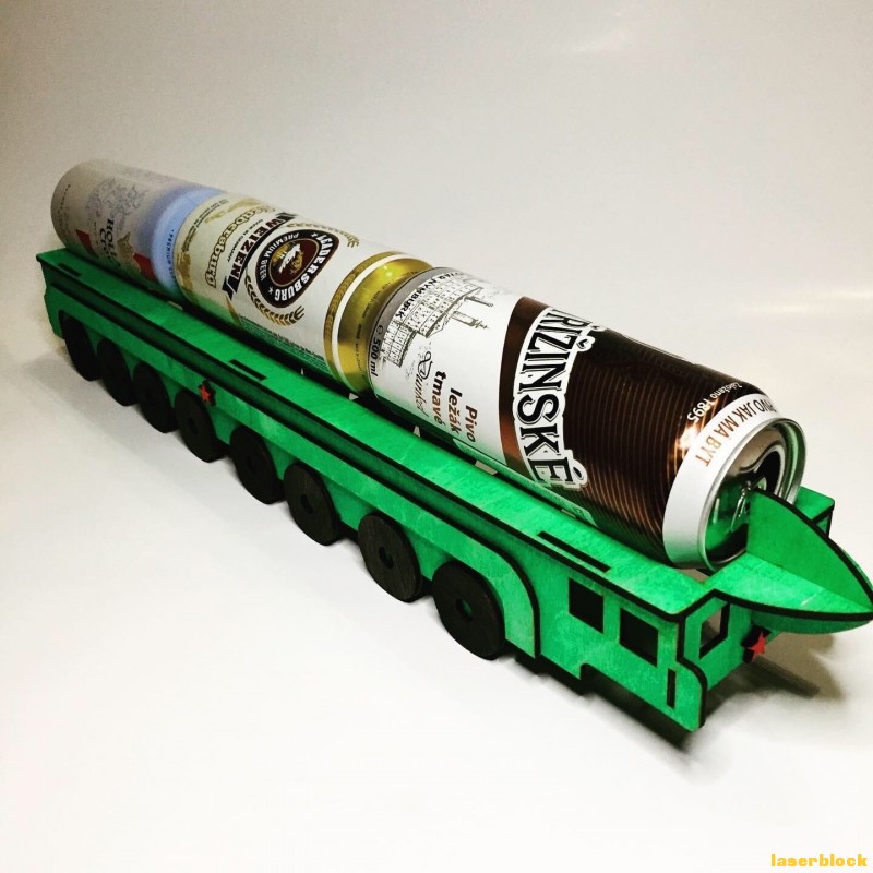 火车饮料架激光切割模型图纸