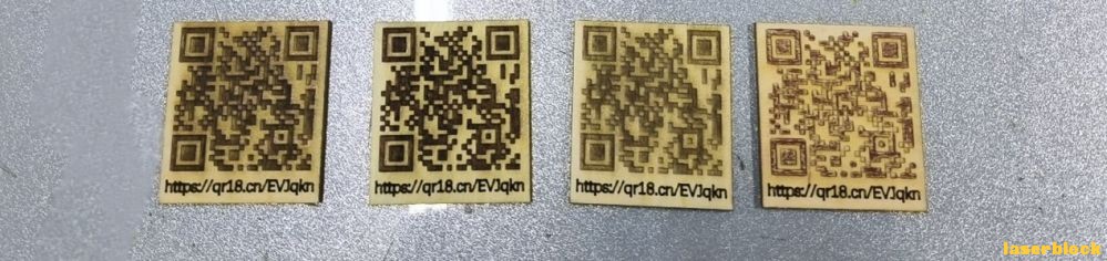 二维码牌加工工艺对比