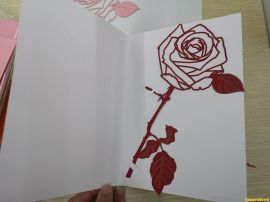 激光切割平面图纸丨玫瑰花