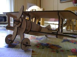激光切割模型图纸丨1944飞机模型