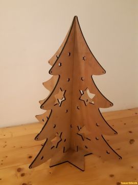 激光切割设计图丨圣诞树②