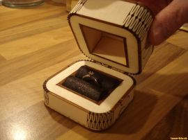 激光切割设计图丨婚戒盒