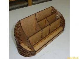 激光切割设计图丨桌面收纳盒
