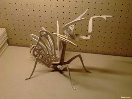 激光切割设计图 | 螳螂