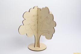 激光切割图纸大全丨立体项目2：小松树