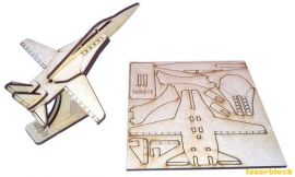 激光切割模型图纸丨F-14战机