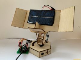 激光切割设计图丨太阳能跟踪器