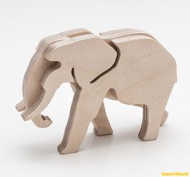 激光切割设计图丨大象