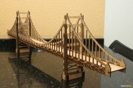 激光切割设计图 | 金门大桥