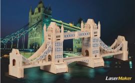 激光切割拼装图纸 | 伦敦桥