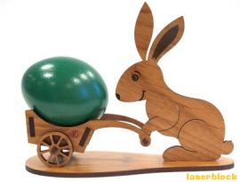 激光切割创意设计图丨复活节兔子蛋架②
