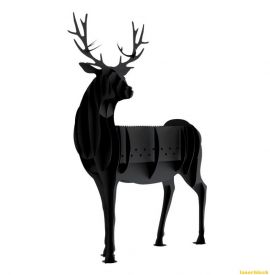 激光切割设计图丨鹿烧烤架